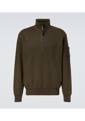 C.P. Company Lens cotton half-zip sweatshirt
