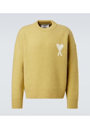 Ami Paris Ami de Cour alpaca and wool-blend sweater