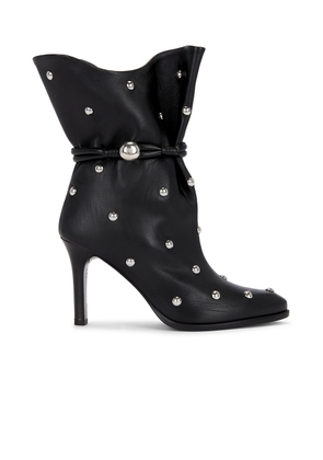 Isabel Marant Lolya Boot in Black & Silver - Black. Size 37 (also in 36, 38, 39).