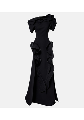 Maticevski Synergies asymmetric ruffled gown