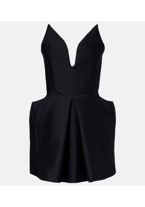 Maticevski Le Petite wool and silk minidress