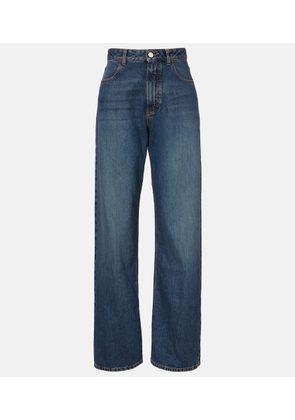 Alaia Low-rise straight jeans