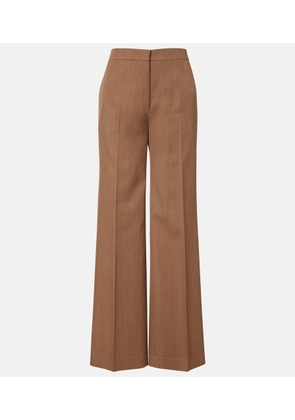 Fforme Agel high-rise virgin wool wide-leg pants