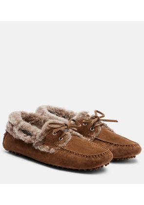 Brunello Cucinelli Monili suede driving shoes
