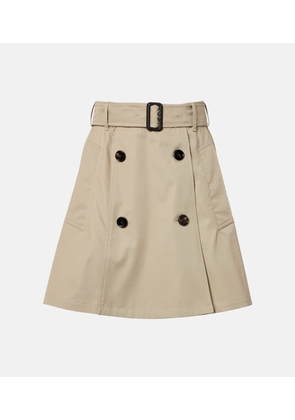 Burberry Cotton wrap skirt