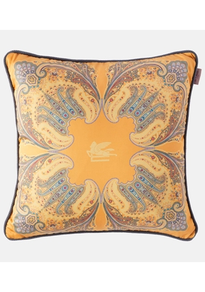Etro Kiri paisley printed cotton cushion