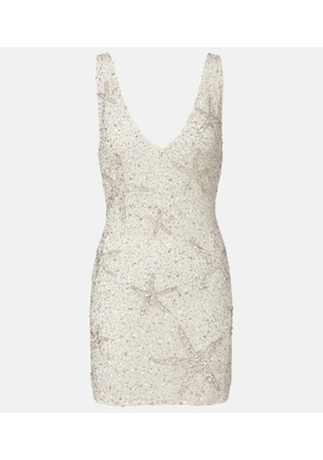 Rixo Christabel embellished minidress