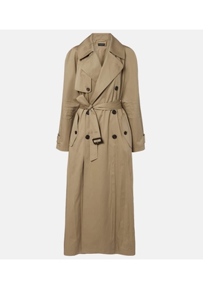 Balenciaga Cocoon cotton twill trench coat