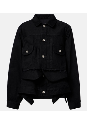Sacai Layered denim jacket
