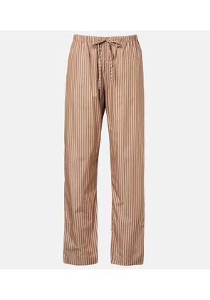 Leset Yoshi cotton-blend twill wide-leg pants