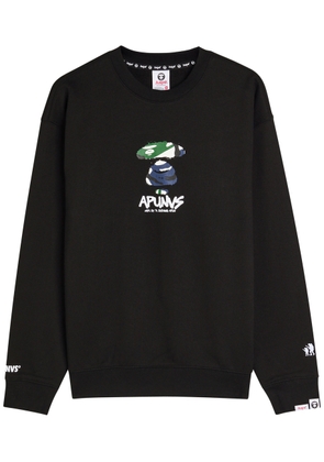 Aape Logo Cotton-blend Sweatshirt - Black - L