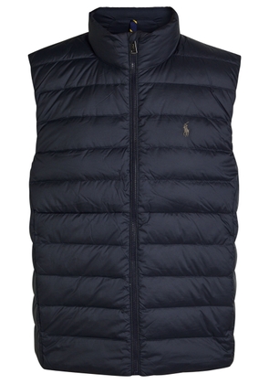 Polo Ralph Lauren Colden Logo Quilted Shell Gilet - Navy - L