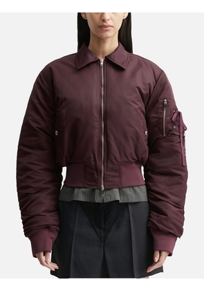 Cropped Bomber Jacket