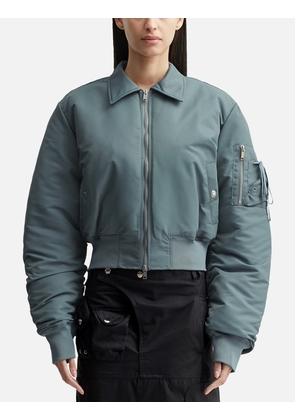Cropped Bomber Jacket