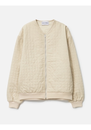 Ivory Poofy Bomber Jacket