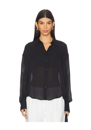 ADYELA Arc Shirt in Black. Size M. Also in S.