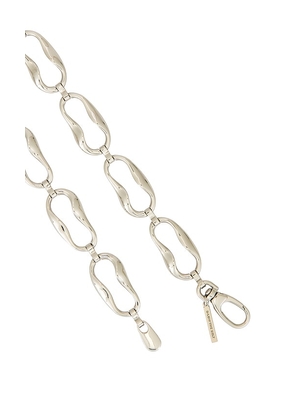 B-Low the Belt Alessia Chain Belt in Metallic Silver.
