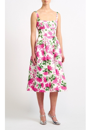 Emilia Wickstead Madeline Floral Midi Dress - Moda Operandi