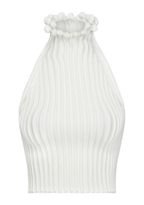 ALAÏA Ringlet-Detailed Knit Top - Moda Operandi