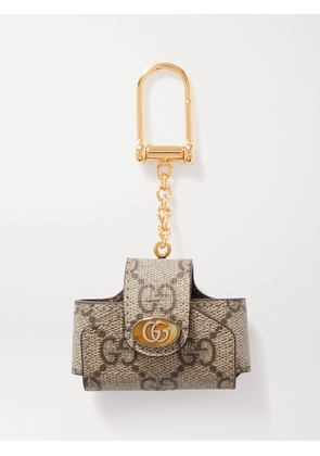 Gucci - Printed Coated-canvas Airpods Pro Case - Neutrals - One size