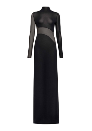ALAÏA - Cutout Bodycon Maxi Dress - Black - FR 40 - Moda Operandi
