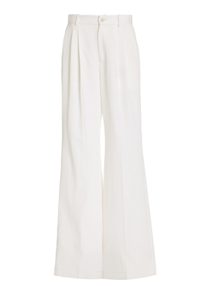 NILI LOTAN Flavie Mid-Rise Virgin Wool Pants - Moda Operandi