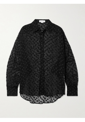 Stella McCartney - Polka-dot Silk-blend Crepon Shirt - Black - IT34,IT36,IT38,IT40,IT42,IT44,IT46,IT48,IT50
