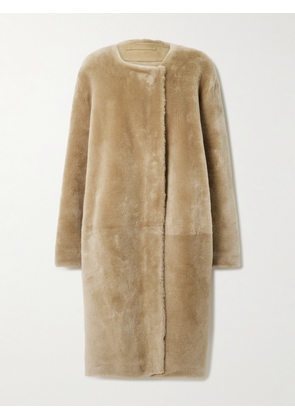 TOTEME - Shearling Coat - Neutrals - DK32,DK34,DK36,DK38,DK40,DK42,DK44