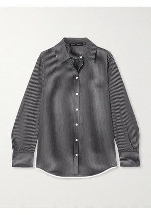 Proenza Schouler - Lyndsey Striped Poplin Shirt - Black - US2,US4,US6,US8,US10,US12,US14