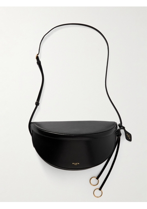 Alaïa - Molded East West Leather Shoulder Bag - Black - One size