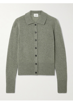 Le Kasha - Fraga Organic Cashmere Cardigan - Green - x small,small,medium,large