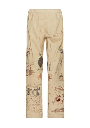 Samuel Zelig Yearbook Pant in Beige. Size L. Also in M.