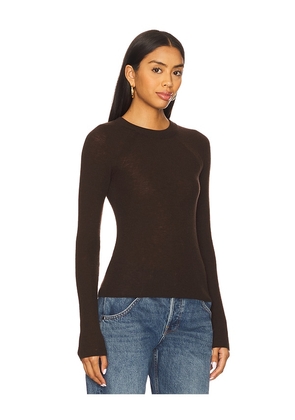 PISTOLA Juno Featherweight Sweater in Brown. Size L. Also in XL.