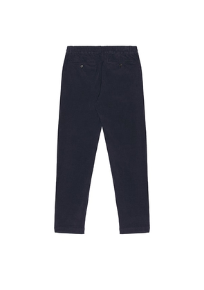 Polo Ralph Lauren Garment Dyed Corduroy Prepster Pleated Pant in Blue. Size L. Also in S, XL/1X.