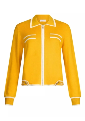 LIU JO zip-up cardigan - Yellow