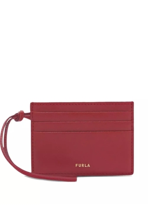 Furla bear-shaped cut-out card holder - Red
