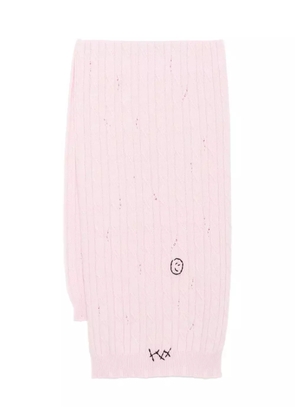 Joshua Sanders distressed scarf - Pink