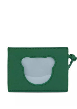 Furla bear-cutout card holder - Green