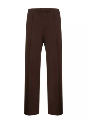 Miu Miu side-stripe trousers - Brown
