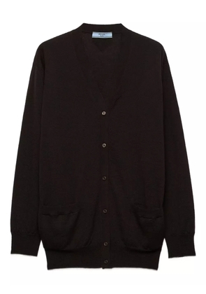 Prada V-neck cardigan - Brown
