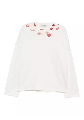 Joshua Sanders graphic-print cotton T-shirt - Neutrals