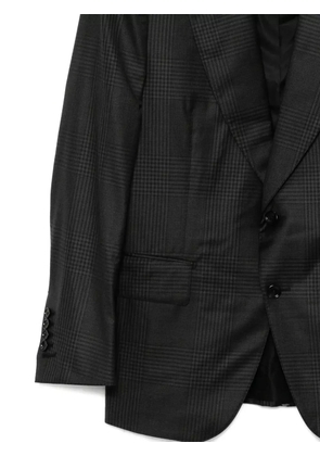 TOM FORD checked single-breasted suit - Grey