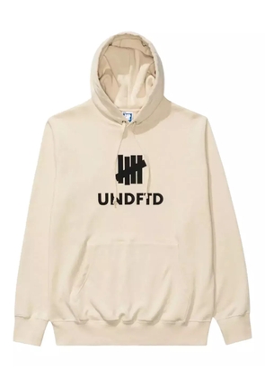 Undefeated Icon logo-print hoodie - Neutrals