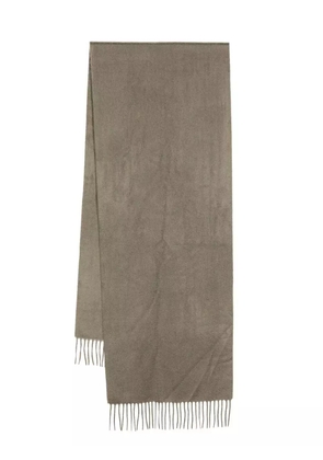 N.Peal cashmere large woven scarf - Green