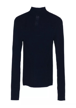 TWINSET high-neck ribbed sweater - Blue