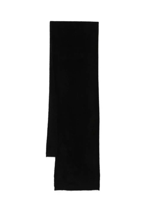 N.Peal brushed cashmere scarf - Black