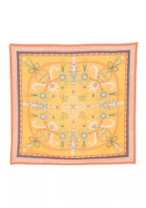 N.Peal printed foulard - Yellow