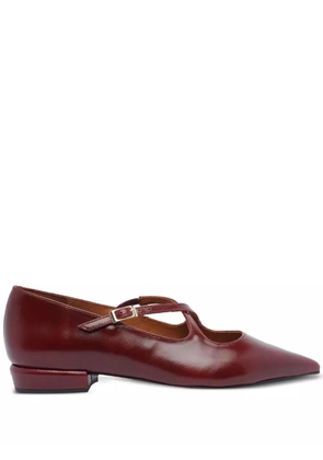 ANGEL ALARCON pointed-toe flats - Red