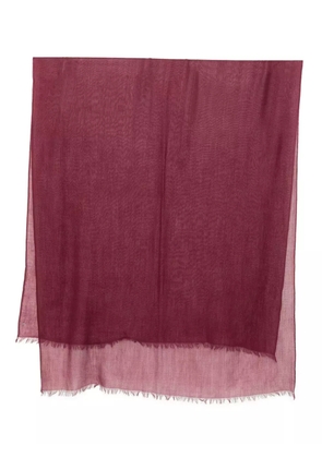 N.Peal cashmere shawl - Red
