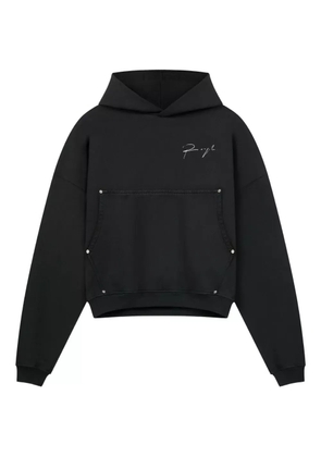 ROUGH. graphic-print hoodie - Black